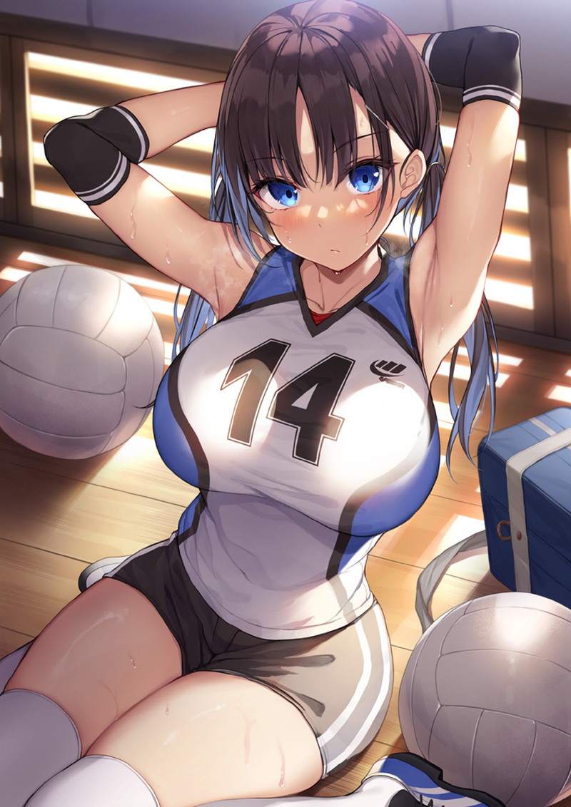 【二次】運動用のスポーツウェアを着た女の子のエロ画像 Part２３