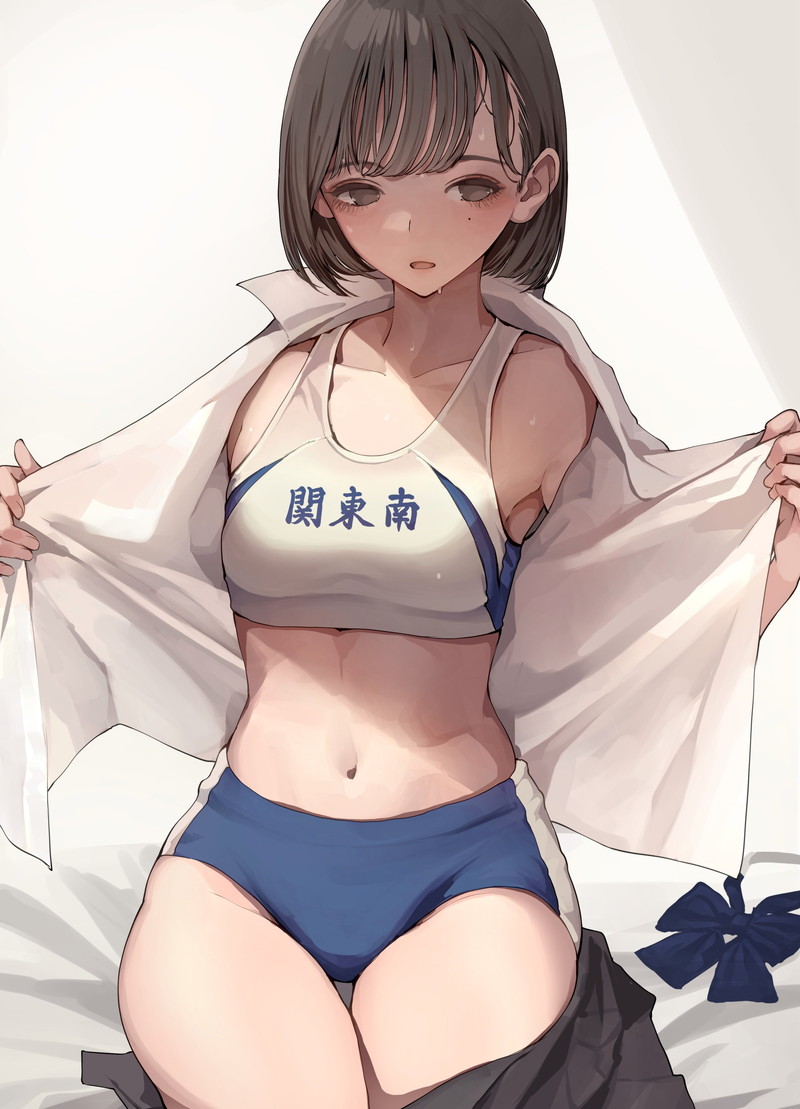【二次】運動用のスポーツウェアを着た女の子のエロ画像 Part２３