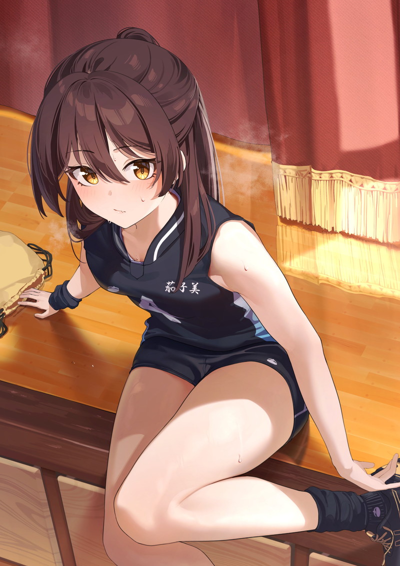 【二次】運動用のスポーツウェアを着た女の子のエロ画像 Part２３