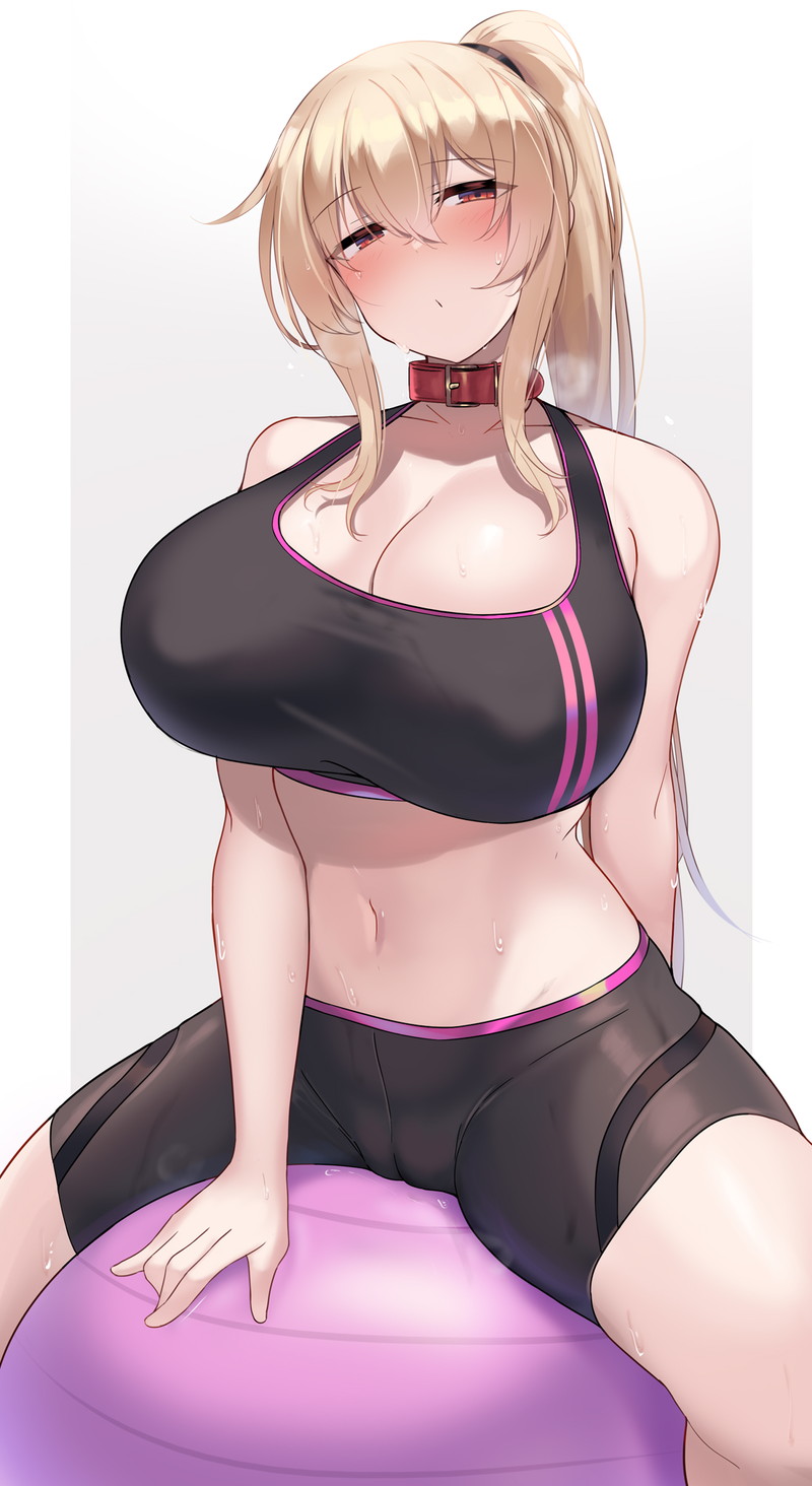 【二次】運動用のスポーツウェアを着た女の子のエロ画像 Part２３