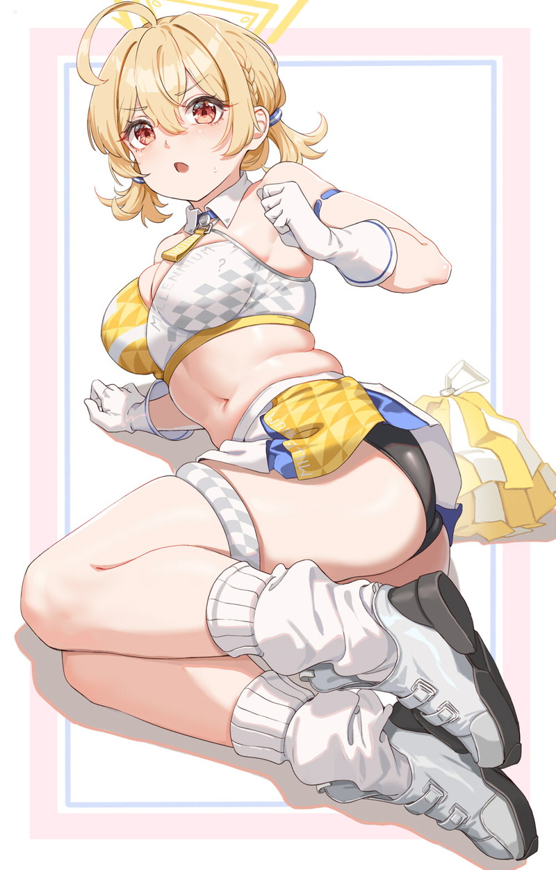 【二次】チアガールコスの女の子たちのエロ画像 Part３