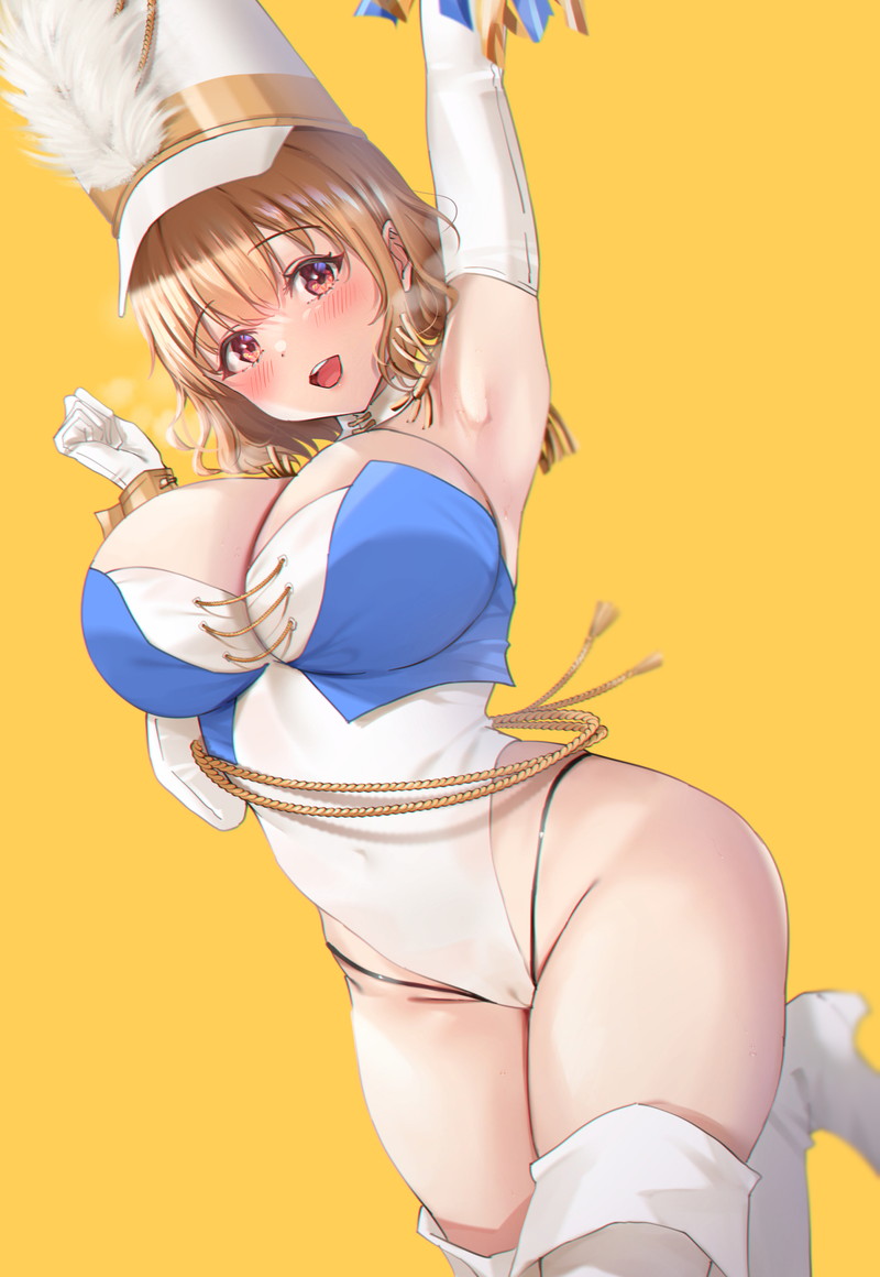 【二次】チアガールコスの女の子たちのエロ画像 Part３