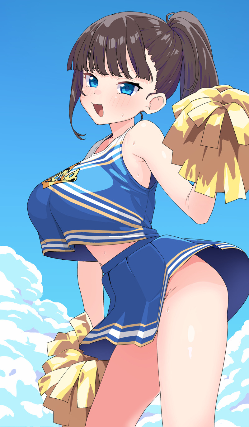 【二次】チアガールコスの女の子たちのエロ画像 Part３