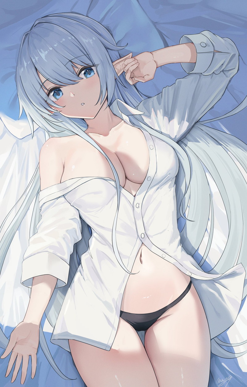【二次】裸ワイシャツやブラウス姿の女の子のエロ画像 Part２０