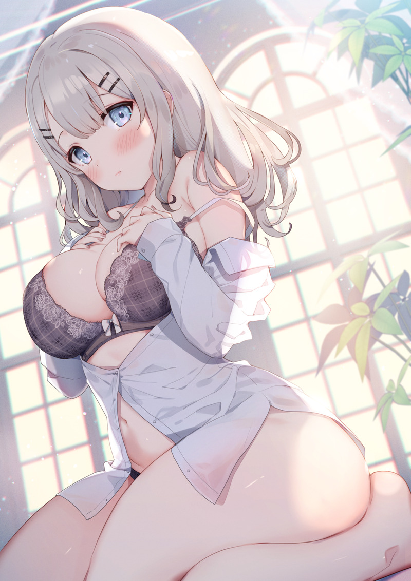 【二次】裸ワイシャツやブラウス姿の女の子のエロ画像 Part２０