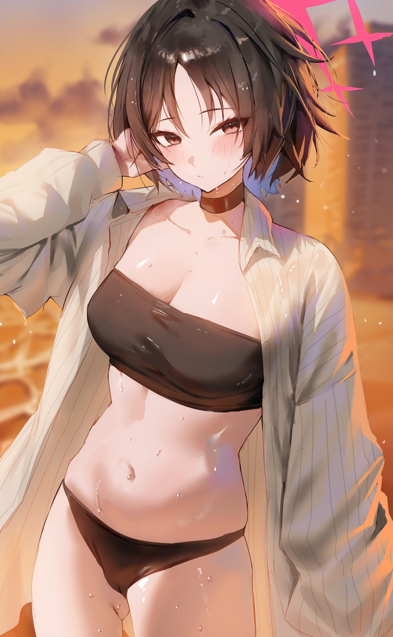 【二次】裸ワイシャツやブラウス姿の女の子のエロ画像 Part２０