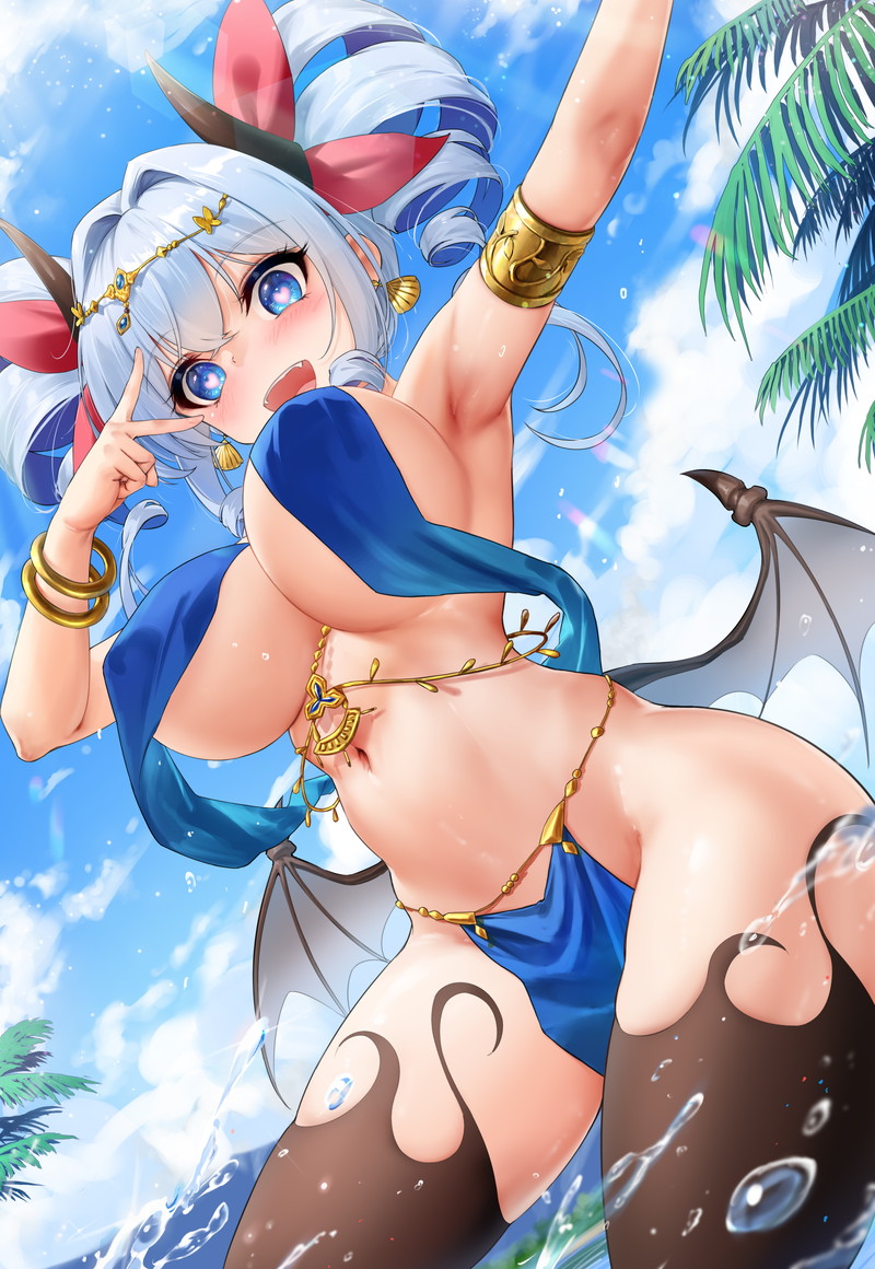 【二次】おっぱいが揺れてる乳揺れエロ画像まとめ Part２３