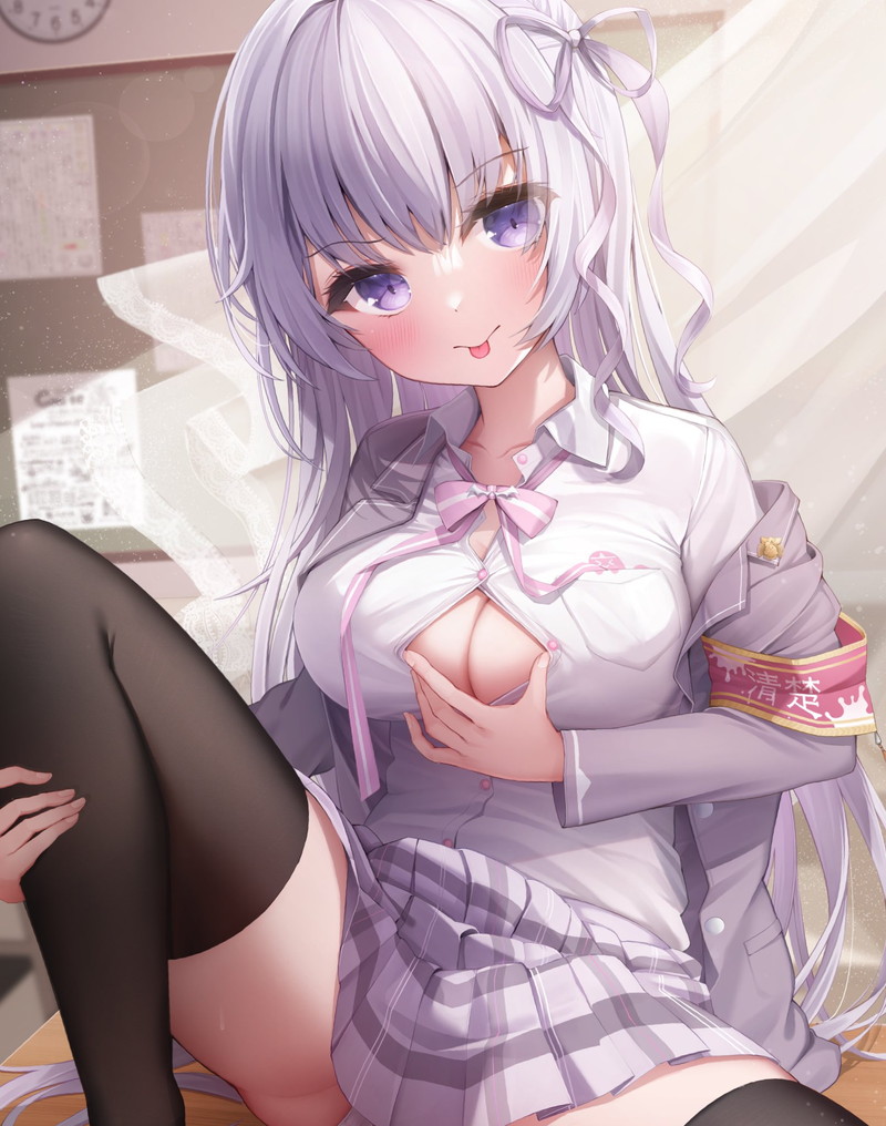 スケベな制服JK、JCたちのエロ画像まとめ Part１１２