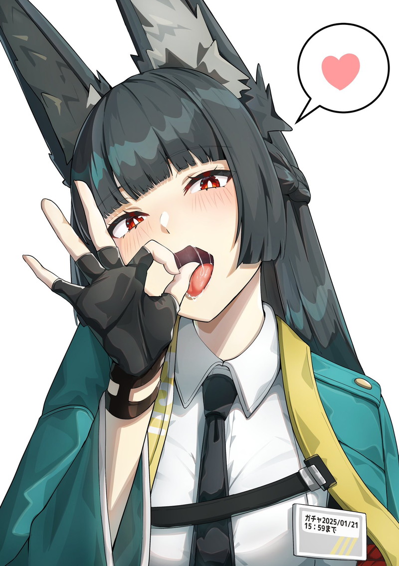 【二次】女の子が口から唾液、よだれを垂らしたエロ画像 Part６