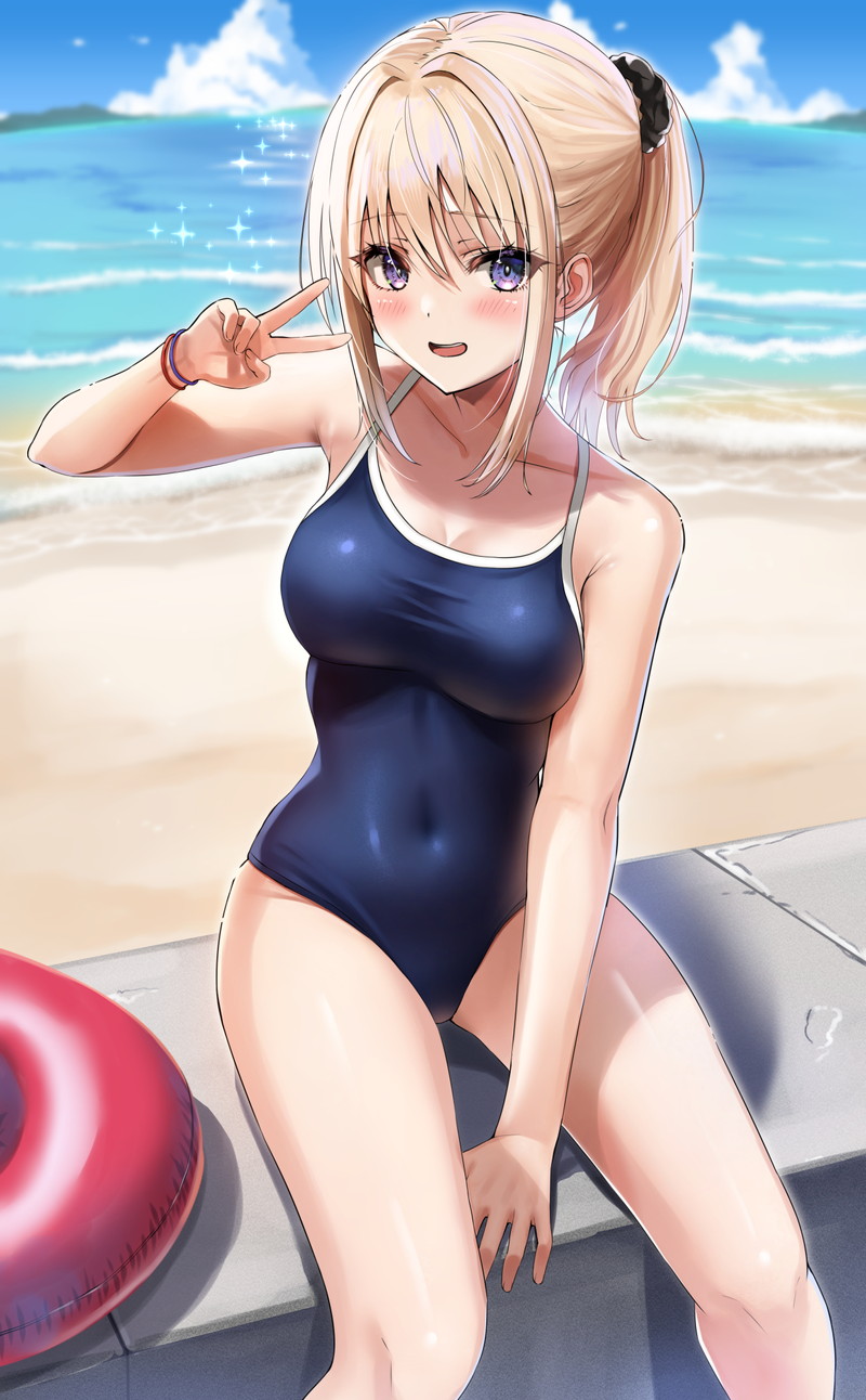 【二次】太ももがエッチな女の子のエロ画像 Part４６