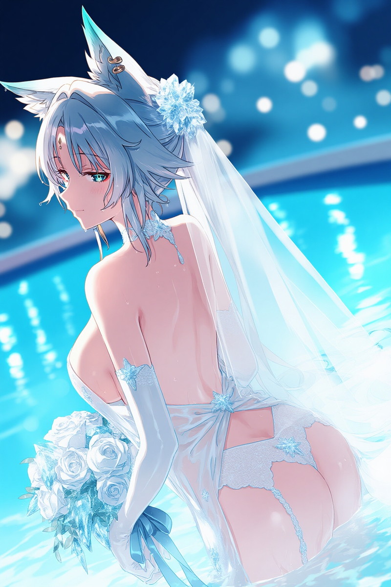 【二次】手袋やロンググローブを付けたコスエロ画像 Part２８