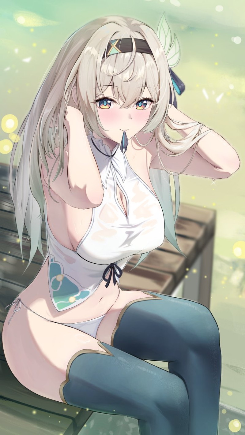 【二次】横乳、はみ出しおっぱいコスのエロ画像 Part３
