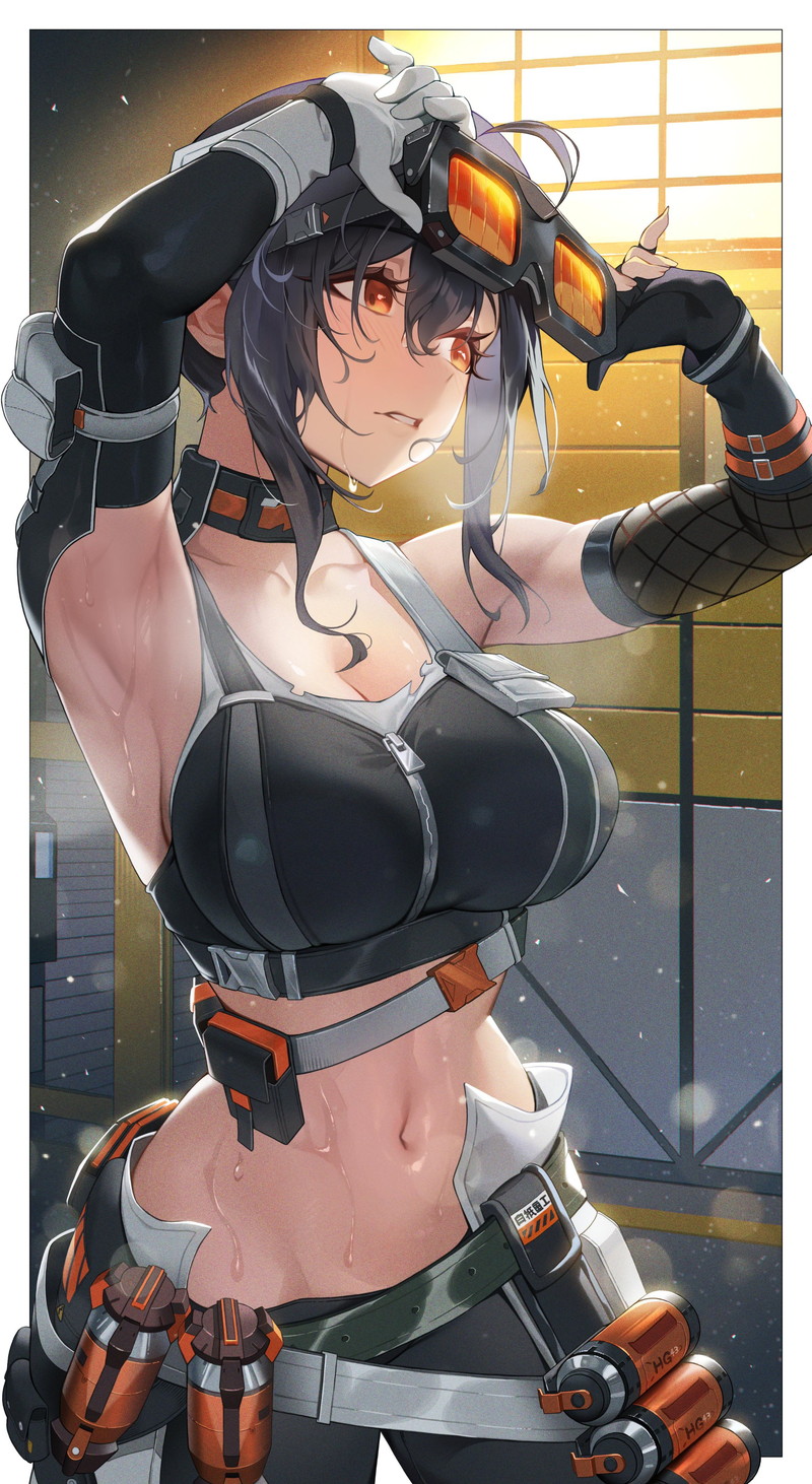 【二次】汗ばんだ肌や身体がエロい女の子の画像 Part２７