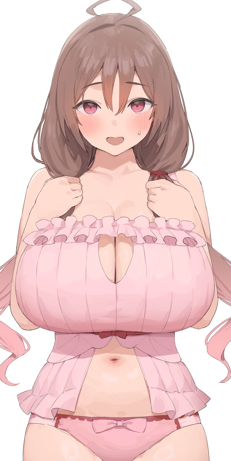 【二次】胸やオマンコ部分に穴が開いた格好をした女の子のエロ画像 Part２３