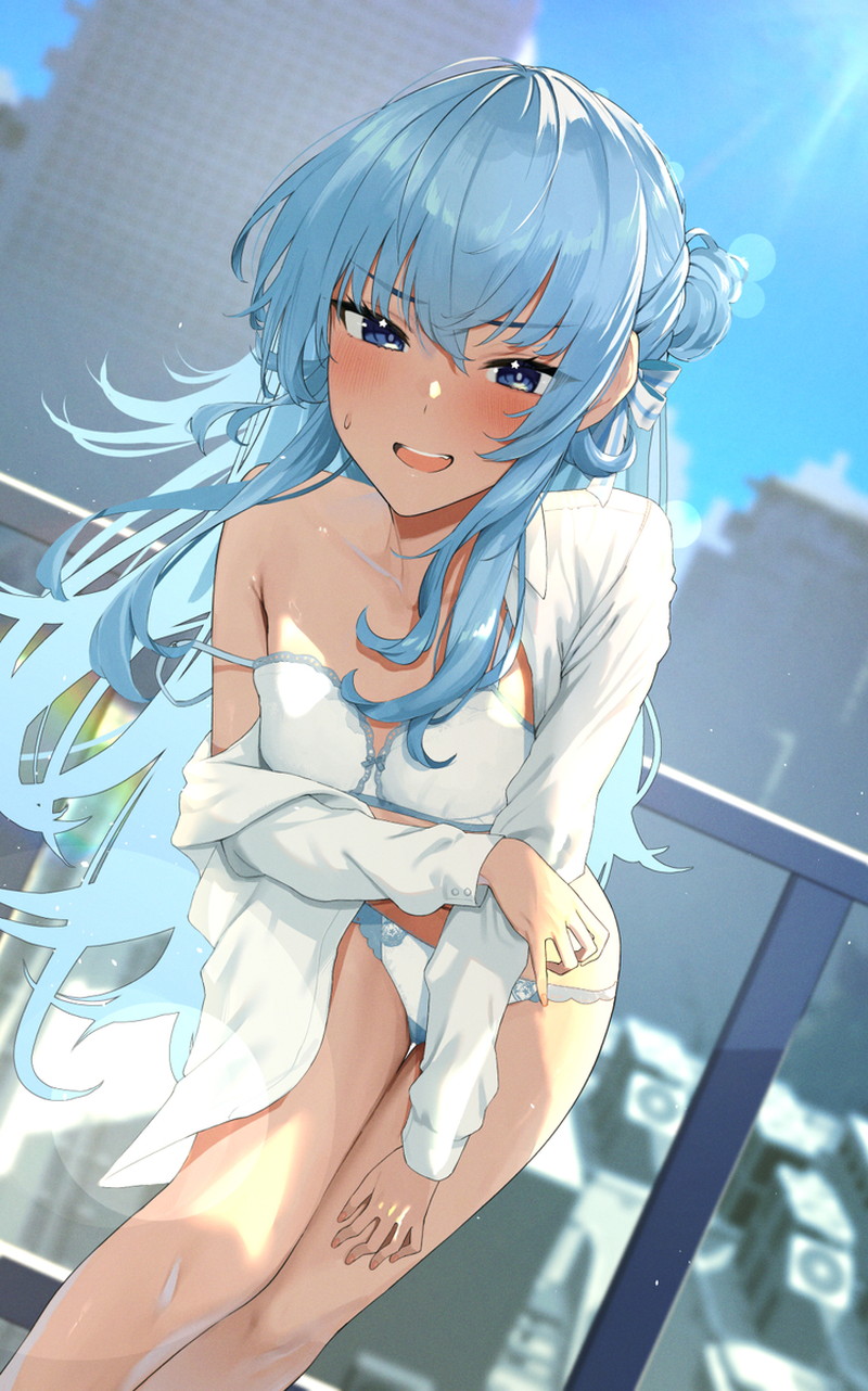 【二次】扇情的なはだけ、脱げかけエロ画像 Part３７