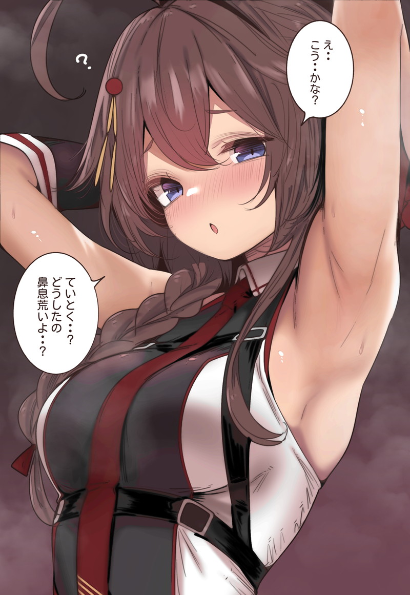 【二次】ドスケベ腋の下のエロ画像 Part４７