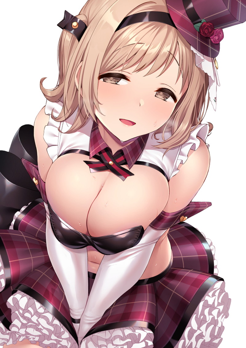 【二次】胸の谷間がエロい格好の女の子たちのエロ画像 Part１４