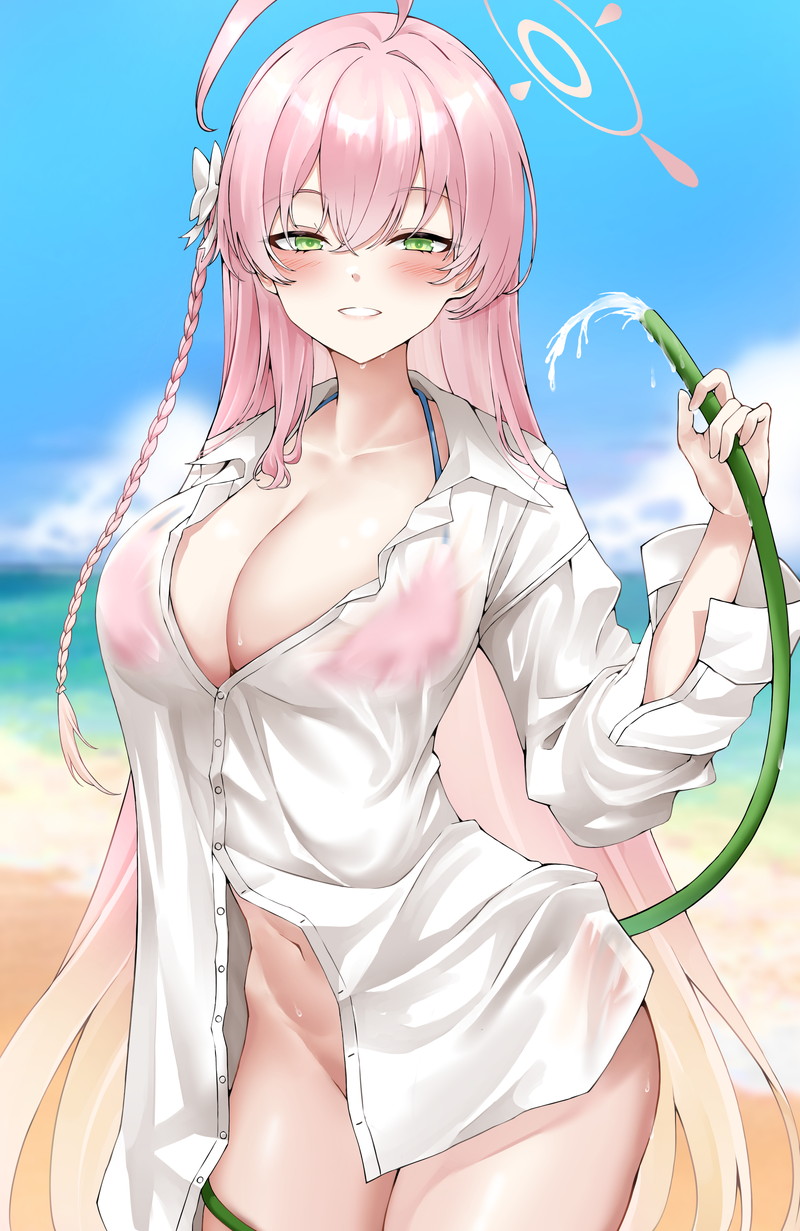【二次】胸の谷間がエロい格好の女の子たちのエロ画像 Part１４