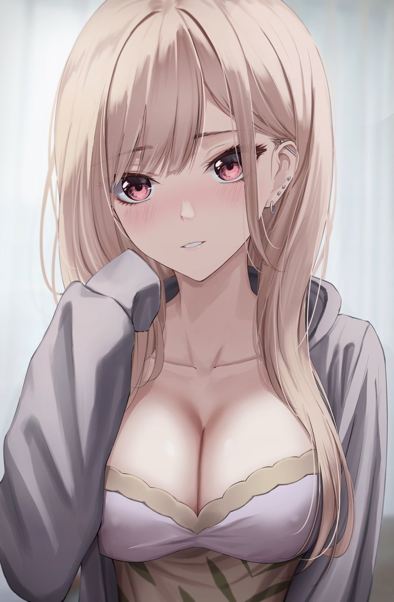 【二次】胸の谷間がエロい格好の女の子たちのエロ画像 Part１４