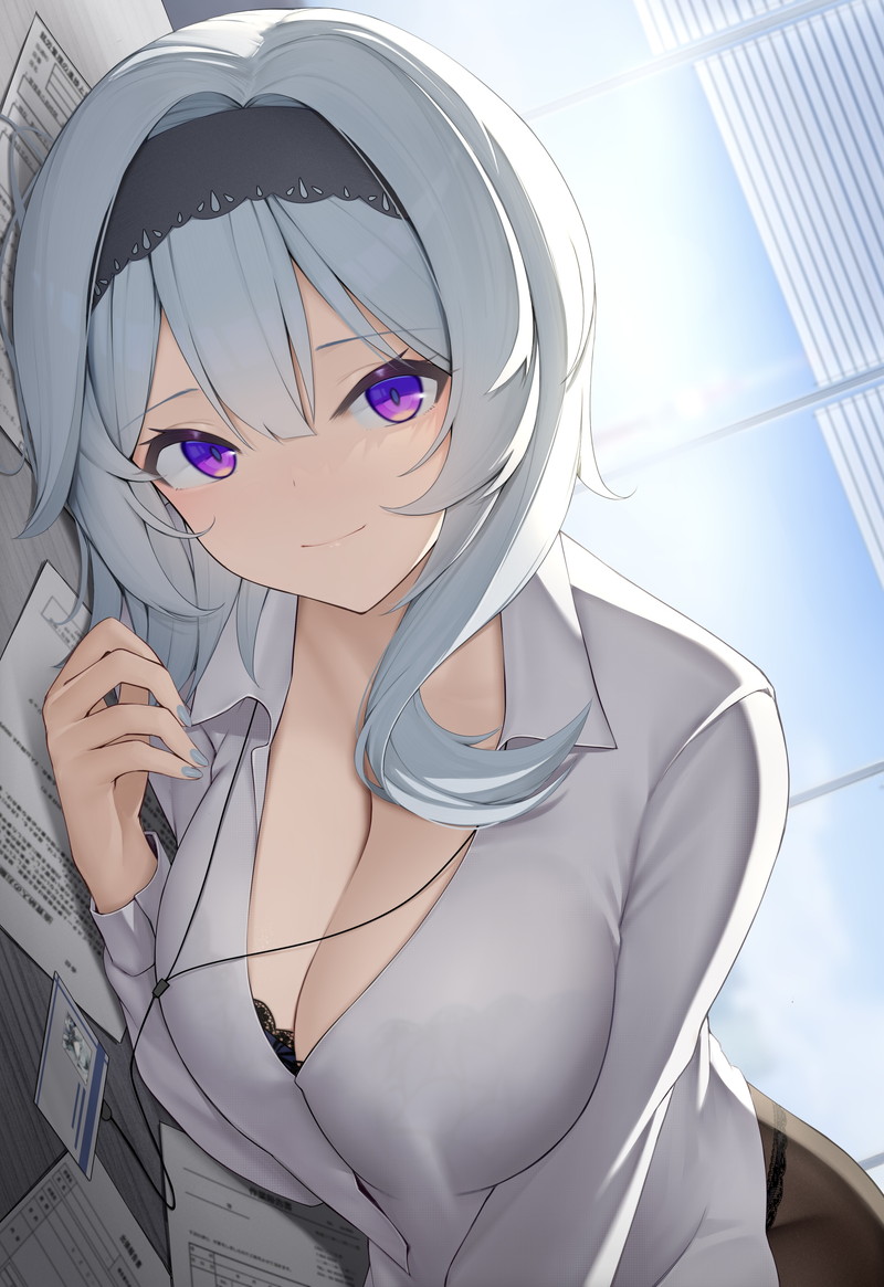 【二次】胸の谷間がエロい格好の女の子たちのエロ画像 Part１４
