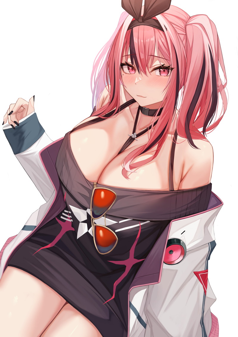 【二次】胸の谷間がエロい格好の女の子たちのエロ画像 Part１４