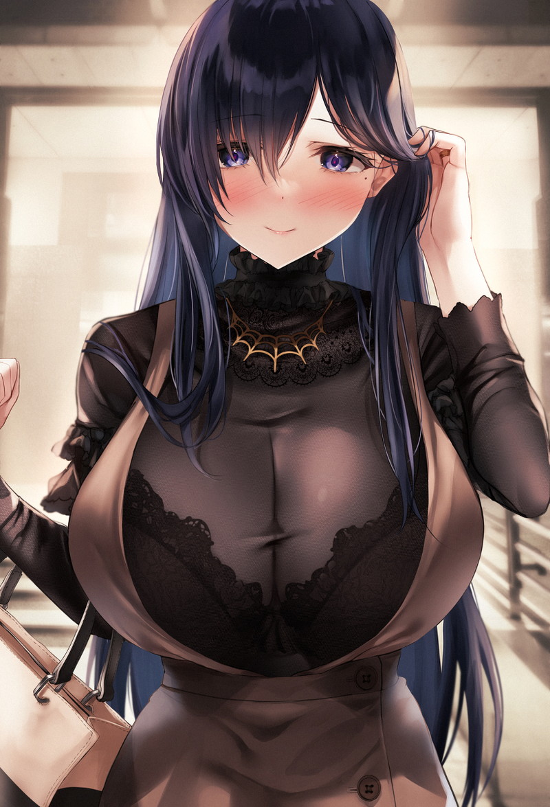 【二次】胸の谷間がエロい格好の女の子たちのエロ画像 Part１５