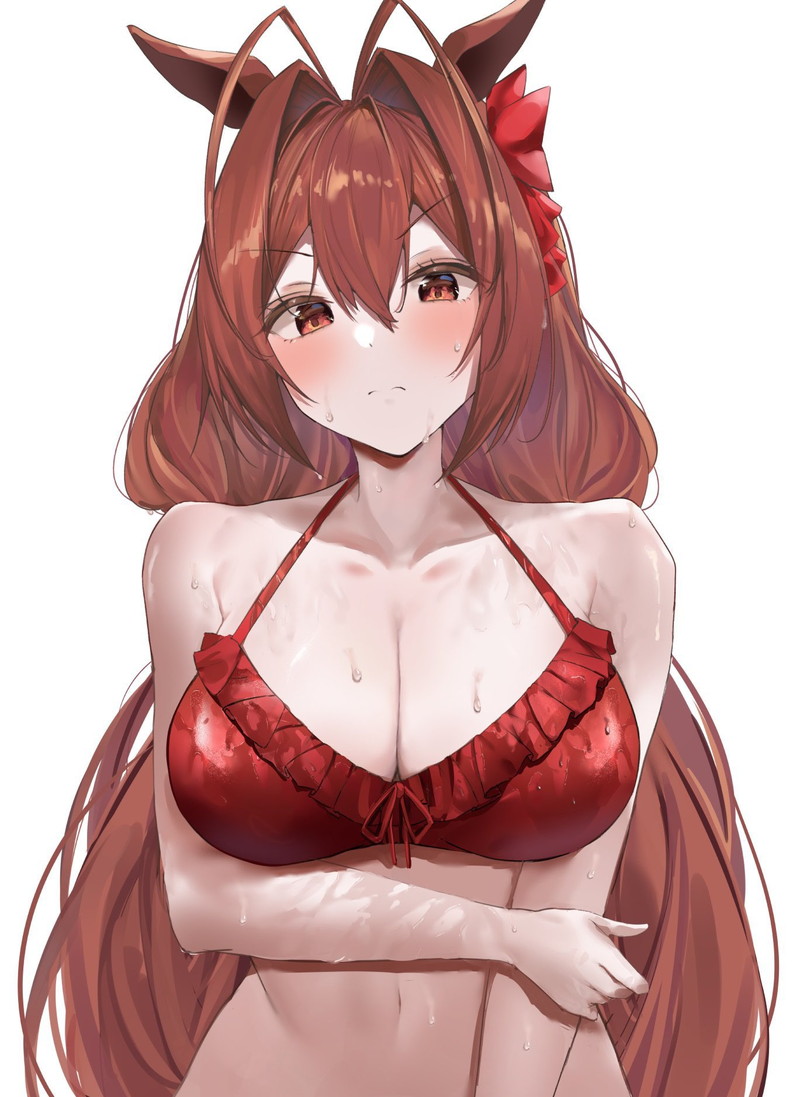 【二次】胸の谷間がエロい格好の女の子たちのエロ画像 Part１５