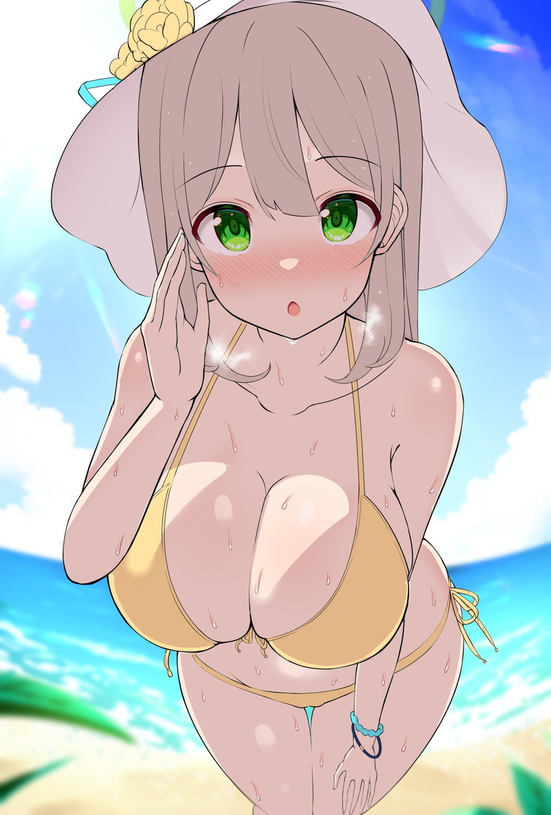 【二次】胸の谷間がエロい格好の女の子たちのエロ画像 Part１５