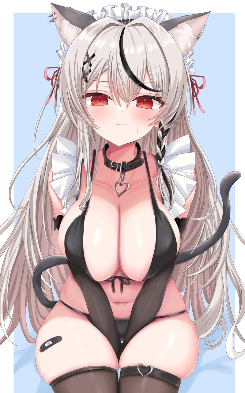 【二次】胸の谷間がエロい格好の女の子たちのエロ画像 Part１５