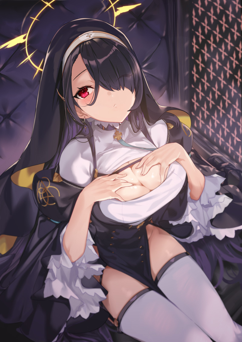 【二次】胸の谷間がエロい格好の女の子たちのエロ画像 Part１５