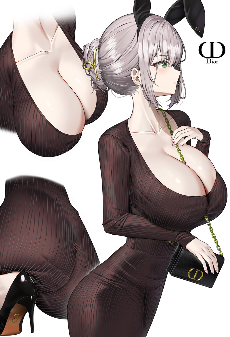 【二次】胸の谷間がエロい格好の女の子たちのエロ画像 Part１５