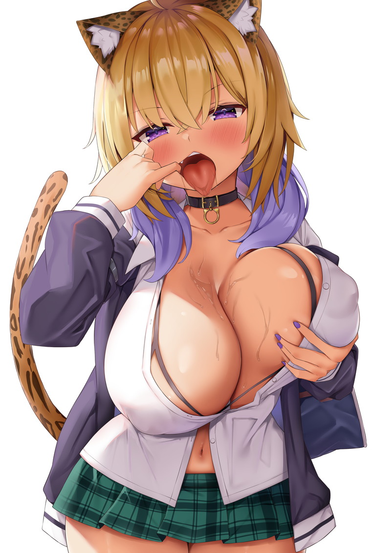 【二次】胸の谷間がエロい格好の女の子たちのエロ画像 Part１５