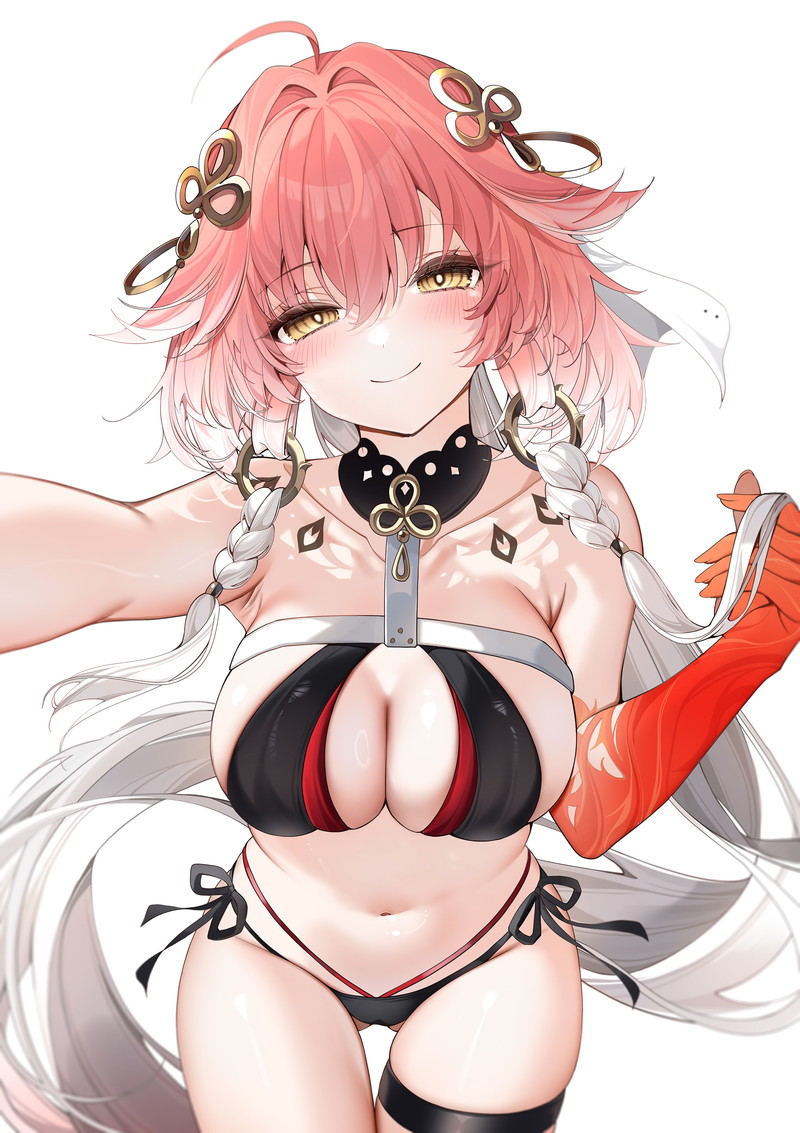 【二次】胸の谷間がエロい格好の女の子たちのエロ画像 Part１５