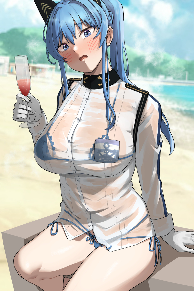 【二次】赤面、恥じらいエロ画像 Part１５４【まとめ】