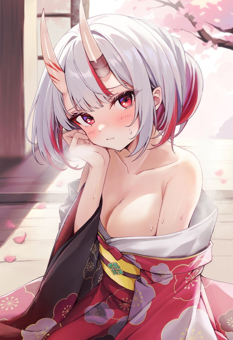 【二次】赤面、恥じらいエロ画像 Part１５４【まとめ】