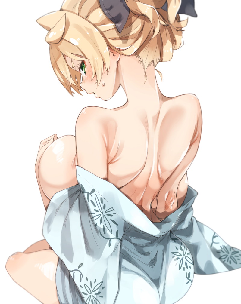 【二次】赤面、恥じらいエロ画像 Part１５４【まとめ】