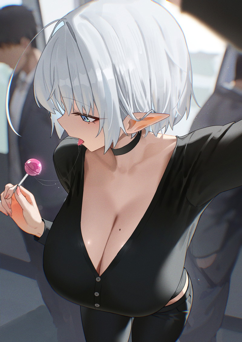 【二次】抜ける長乳、垂れ乳のエロ画像まとめ Part１４