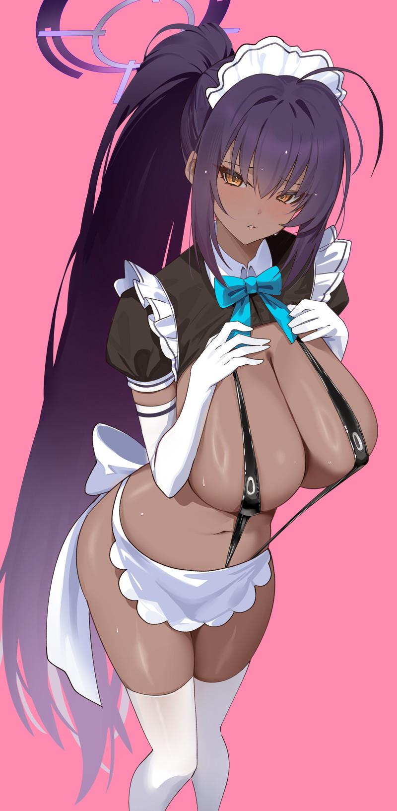 【二次】抜ける長乳、垂れ乳のエロ画像まとめ Part１５
