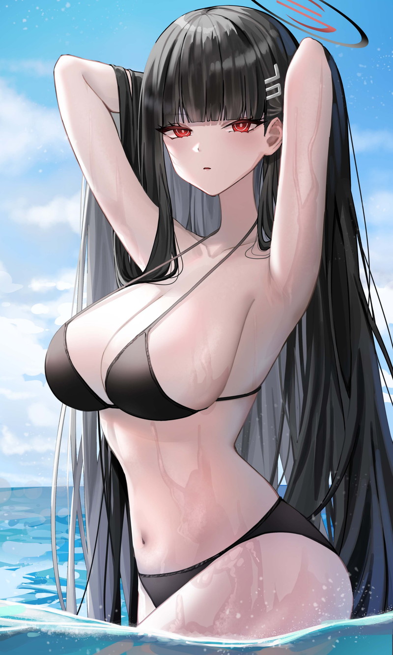 【二次】黒髪の女の子のエロ画像まとめ Part１２７