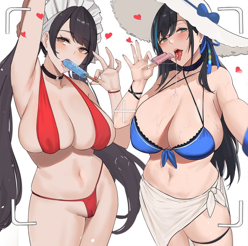【二次】オマンコがギリギリ見えない鼠径部エロ画像 Part１