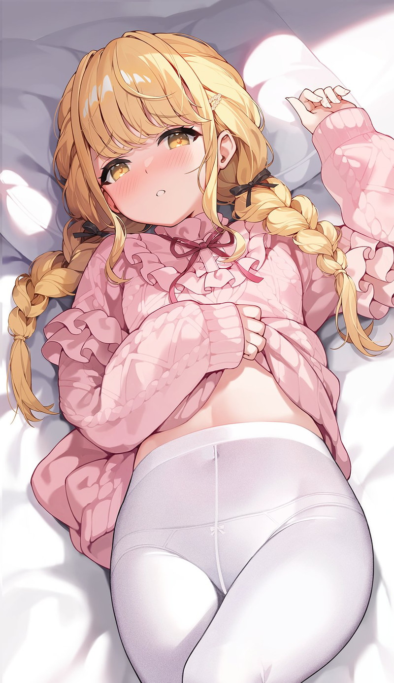 【二次】期待が高まる仰向け、寝そべり状態のエロ画像 Part５９