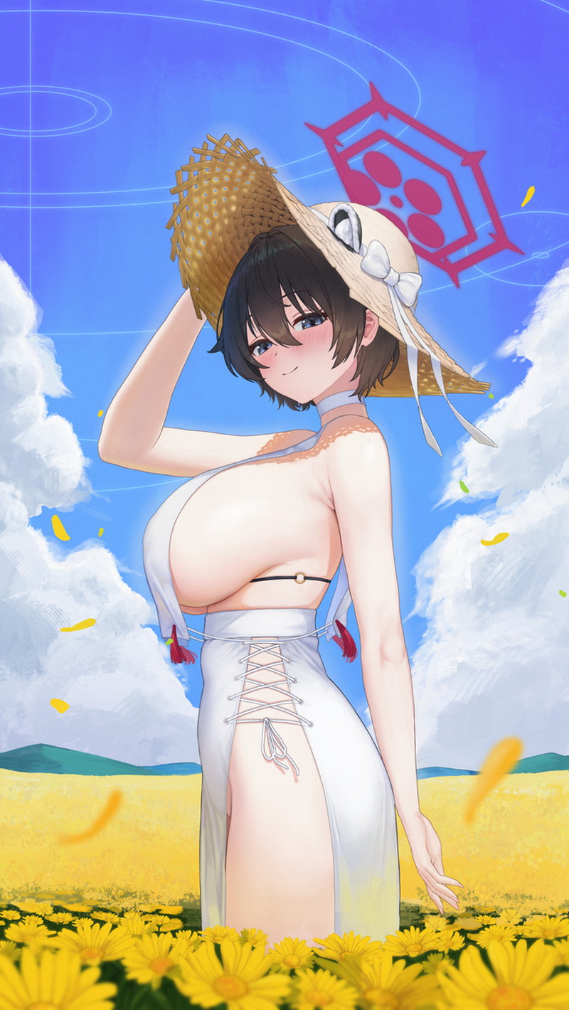 【二次】横乳、はみ出しおっぱいコスのエロ画像 Part３