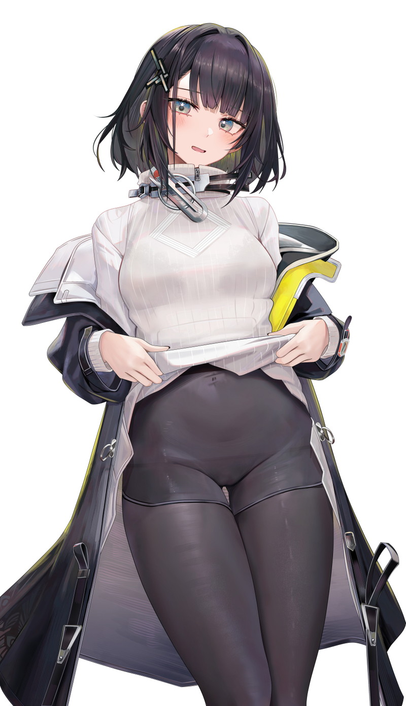 【二次】自分で服を捲って下着や身体を見せるたくし上げエロ画像 Part１４