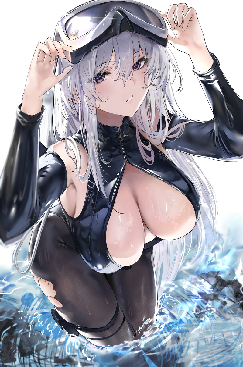 【二次】テカテカな金ビキニやエナメル素材コスチュームのエロ画像 Part１３
