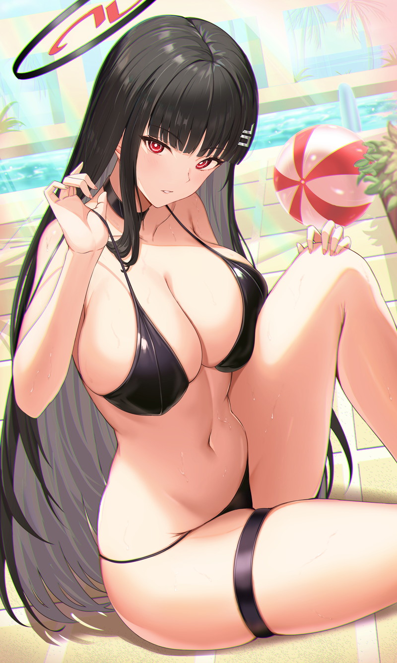 【二次】テカテカな金ビキニやエナメル素材コスチュームのエロ画像 Part１３