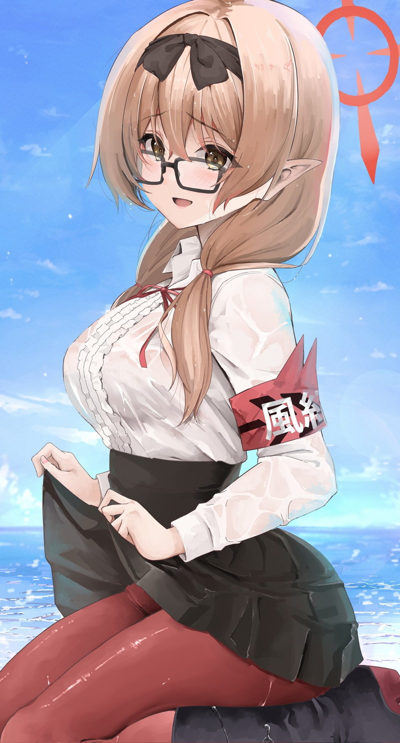 【二次】濡れ透けやスケスケな服を着た女の子のエロ画像 Part４２