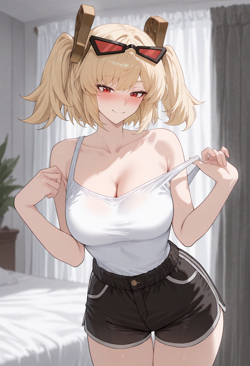 【二次】タンクトップ姿の女の子のエロ画像まとめ Part１２