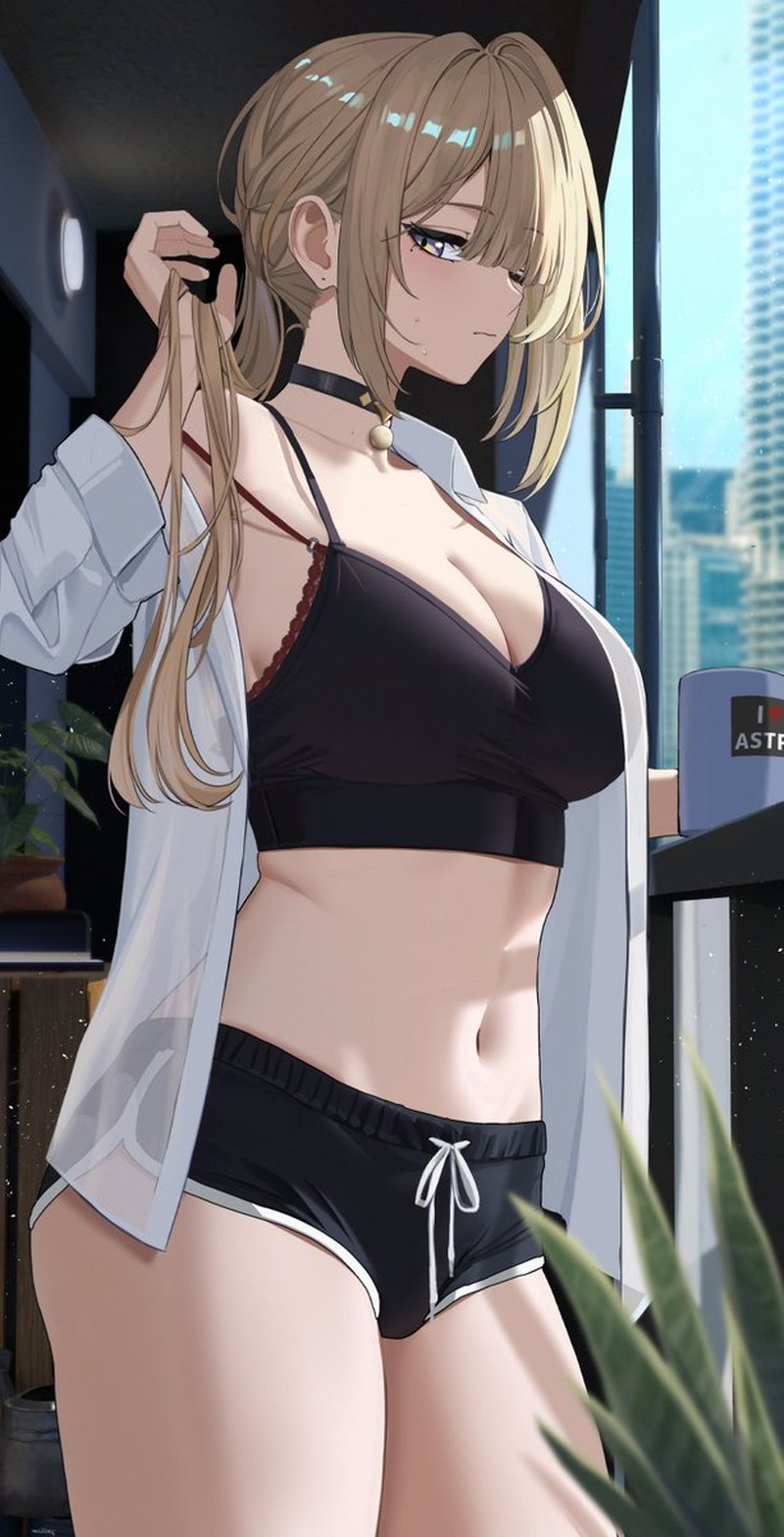 【二次】タンクトップ姿の女の子のエロ画像まとめ Part１２