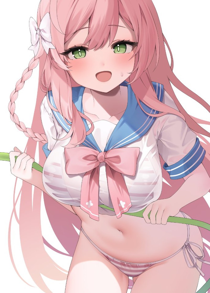 ピンク髪のキャラや女の子の二次エロ画像 Part１６