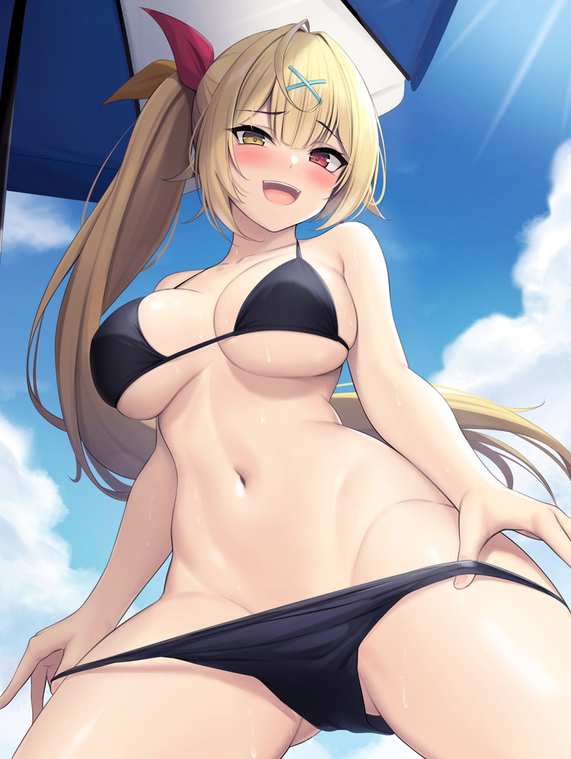 【二次】ローアングル、下から見上げているエロ画像 Part８２